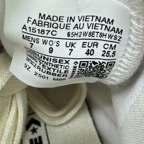 Converse Chuck 70 Mesh High Womens Size 9 Shoes Metallic Pack 'Dull Silver' NEW - Picture 8 of 9